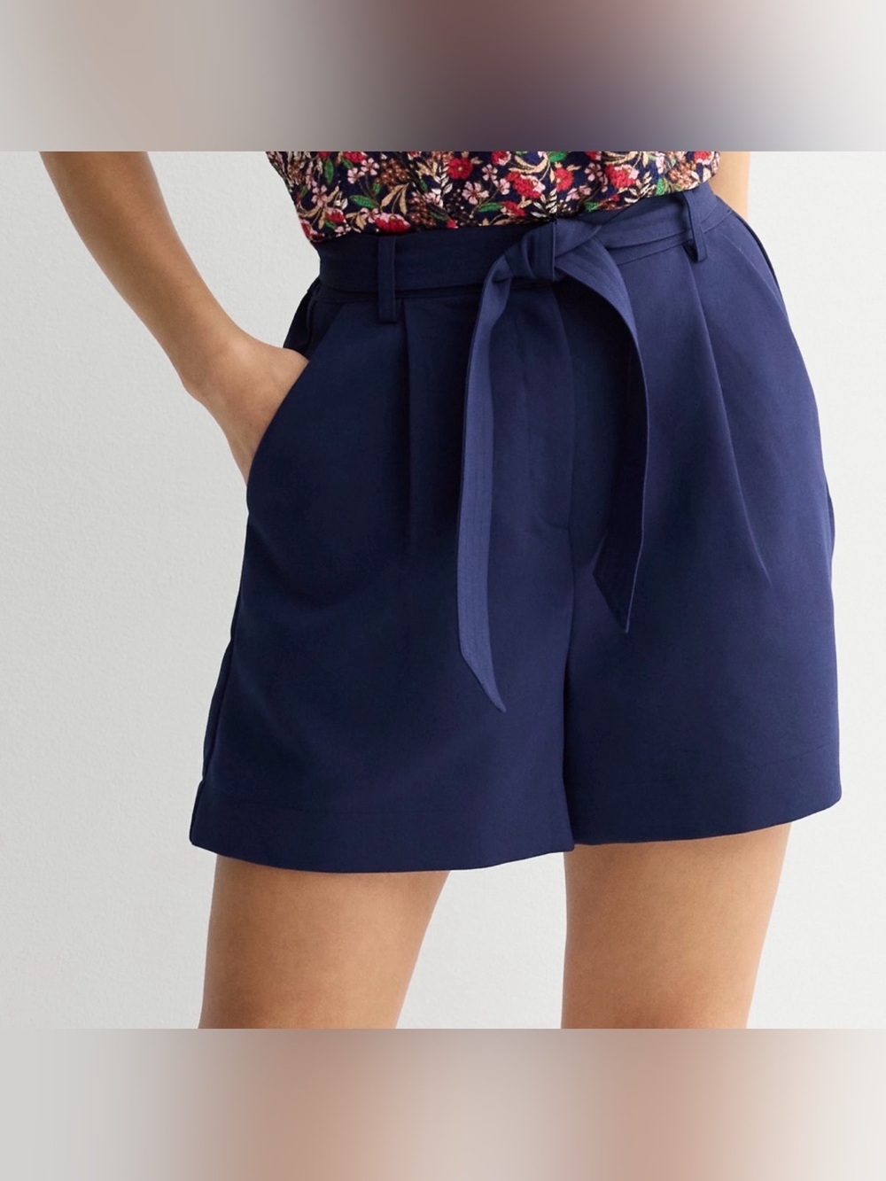 Draper James Twill Belted Shorts size XL brand new with tag